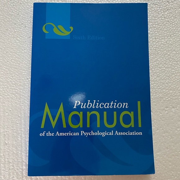 Publication Manual of the American Psychological - Picture 1 of 5